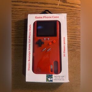 Classic Nostalgic Game Cell Phone Case Note 10 P Red New